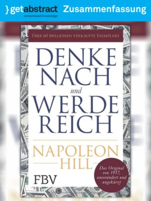 cover image of Denke nach und werde reich (Zusammenfassung)